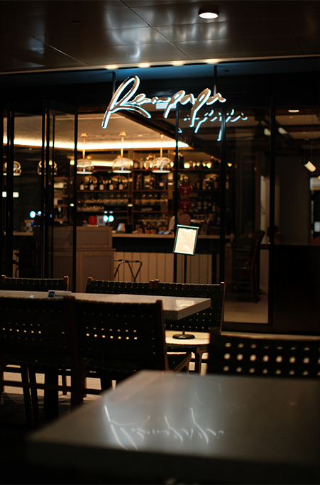 Food Stories in SG : Rempapa restaurant exterior highlighting contemporary architecture