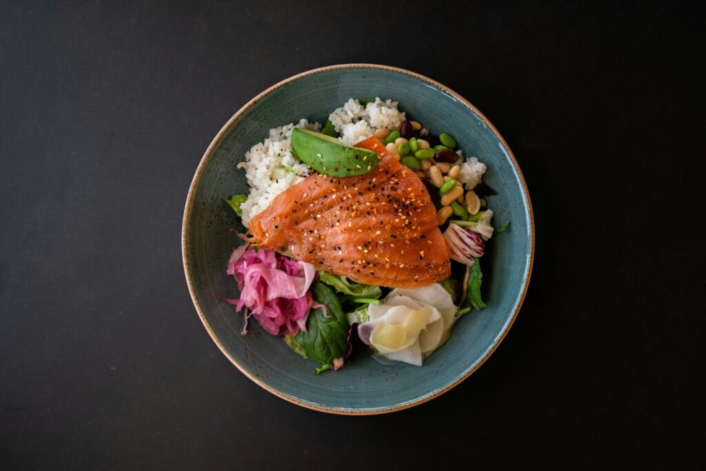 Fortune Centre Food: Fresh sashimi presented with precision under soft lighting, capturing the calm and intimate atmosphere of Fortune Centre’s lesser-known Japanese eateries.